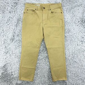 Onward Reserve Pants Men's 34.5x26.75 Khaki Classic 5 Pocket Straight Leg Preppy